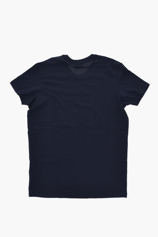 Set T-Shirt e Shorts in Tinta Unita con Logo Stampato