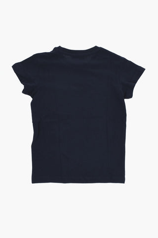 T-shirt Girocollo TICORSI in Cotone con Stampa