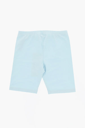 Radler-Shorts Aus Stretch-Baumwolle Mit Gummibund