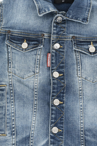 데님 재킷 더블 포켓