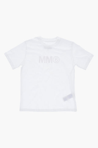 MM6 3er-Set Rundhals-T-Shirts aus Baumwolle mit Monogramm