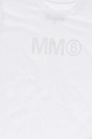MM6 3er-Set Rundhals-T-Shirts aus Baumwolle mit Monogramm