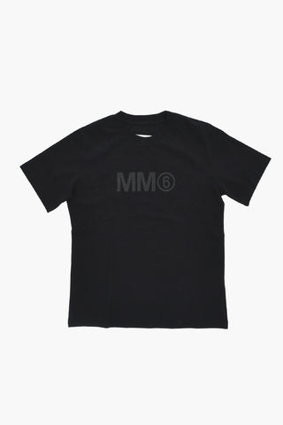 MM6 3er-Set Rundhals-T-Shirts aus Baumwolle mit Monogramm