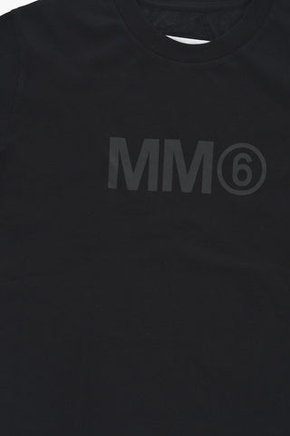 MM6 3er-Set Rundhals-T-Shirts aus Baumwolle mit Monogramm