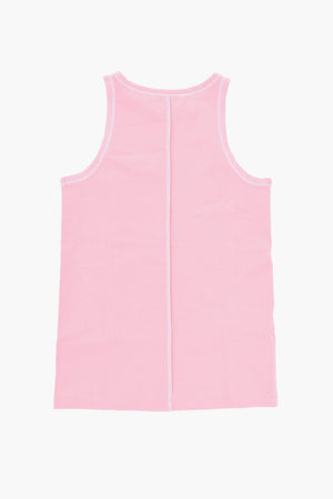 Einfarbiges Tanktop Mit Besticktem Logo