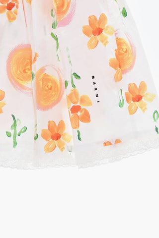 Rock mit Blumenmuster und elastischem Bund