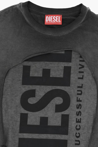 Cotton Crewneck T-Shirt TASHY with Contrast Print