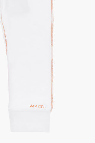 Stretch Cotton Leggings with Exposed Seams