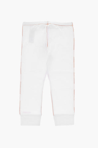 Stretch Cotton Leggings with Exposed Seams