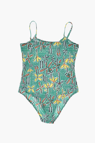 Einteiliger Badeanzug Mit Blumenmuster