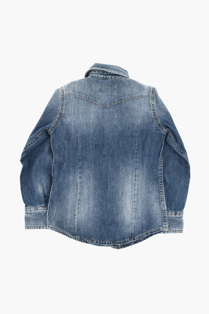 Denim Shirt with Double Chest Pockets
