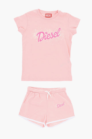 T-Shirt- und Shorts-Set STELAP aus Baumwolle