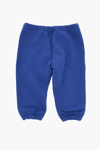 Jogginghose aus Baumwolle mit Velours-Logo