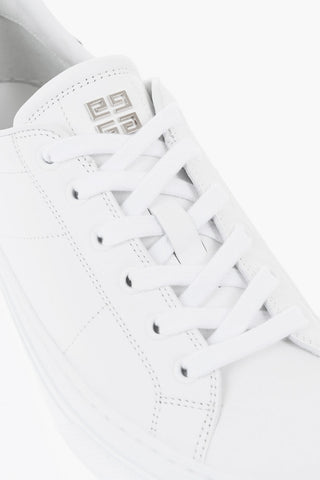 Leather Low-Top Sneakers CITY with Contrast Detail