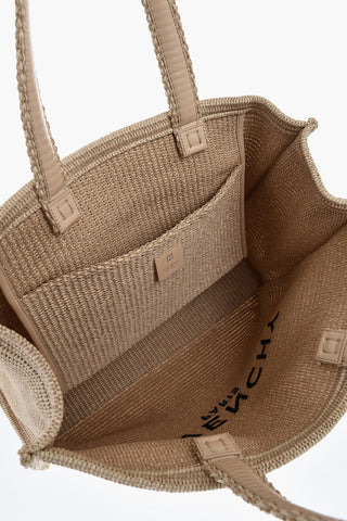 Tote Bag aus Baumwolle und Nylon mit gesticktem Logo