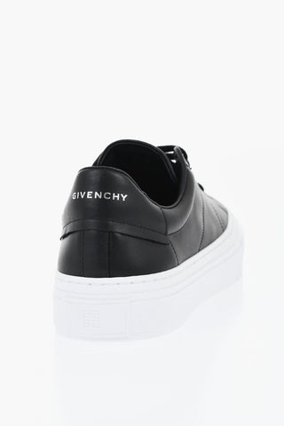Leather Low-Top Sneakers CITY with Contrasting Sole