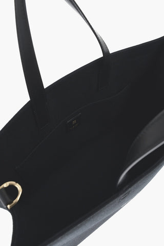 Cotton and Linen Tote Bag with Contrasting Logo
