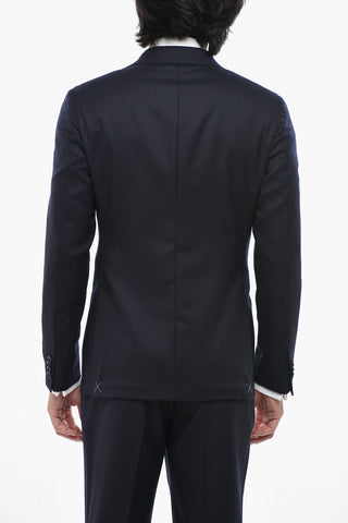 CC COLLECTION Anzug aus Schurwolle mit klassischem Revers