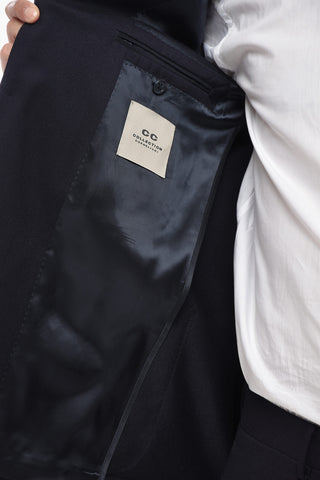 CC COLLECTION Anzug aus Schurwolle mit klassischem Revers