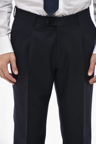 CC COLLECTION Anzug aus Schurwolle mit klassischem Revers