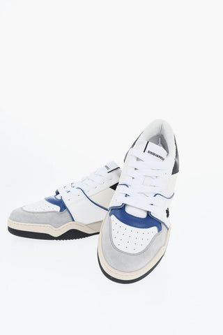 Leather Low-top Sneakers SPIKER with Embroidered Details