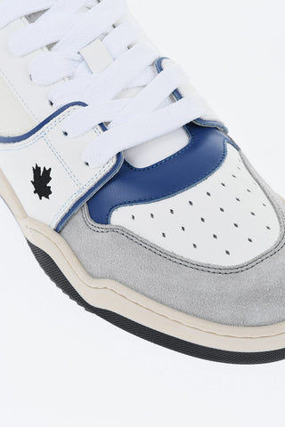 Leather Low-top Sneakers SPIKER with Embroidered Details
