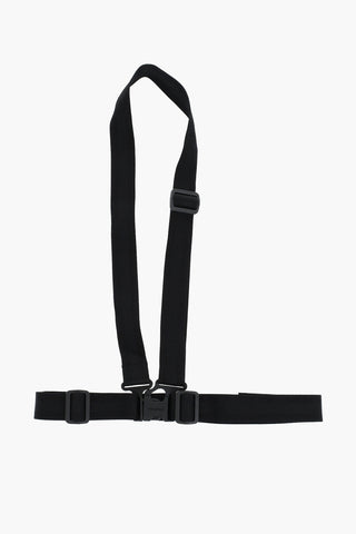 Solid-Color Fabric Harness Belt 40mm