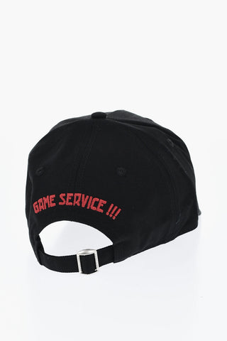 Baseball Cap aus Baumwollgabardine GAME SERVICE mit Relief-Monogramm