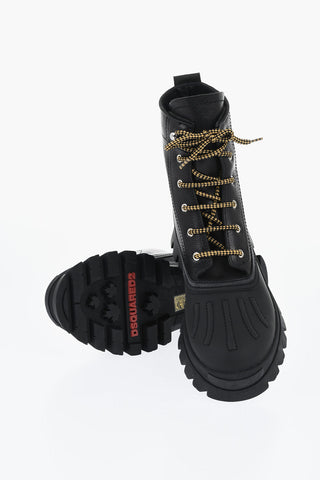 Anfini Leather Solid-Color with Contrasting Laces