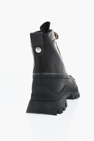Anfini Leather Solid-Color with Contrasting Laces