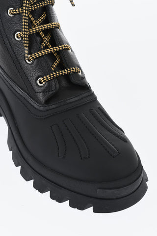 Anfini Leather Solid-Color with Contrasting Laces