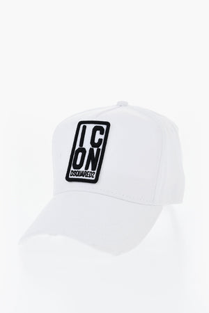 ICON Cappello Baseball in Tinta Unita con Ricamo in Rilievo