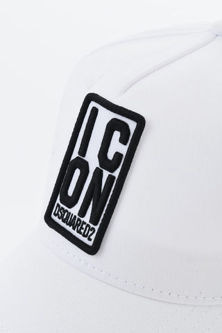 ICON 단색 베이스볼 캡 양각 자수