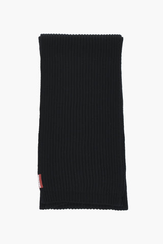 Ribbed Wool Scarf