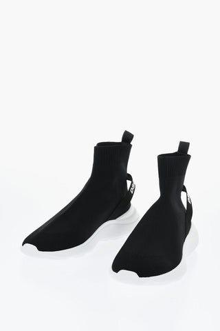 Sock-Sneaker FLY aus technischem Gewebe mit kontrastierendem Logo