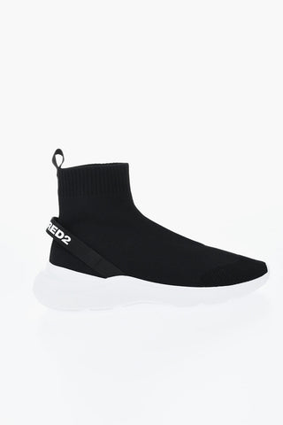 Sock-Sneaker FLY aus technischem Gewebe mit kontrastierendem Logo