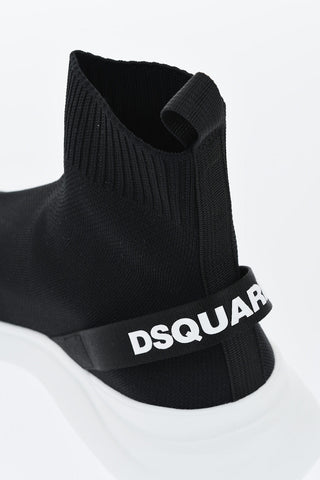 Sock-Sneaker FLY aus technischem Gewebe mit kontrastierendem Logo