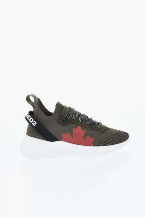 Low-Top Technical-Fabric Sneakers FLY with Embossed Logo
