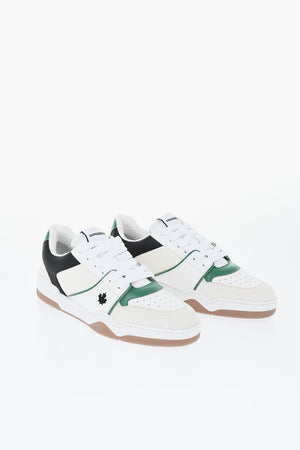 Leather Low-top Sneakers SPIKER with Embroidered Details