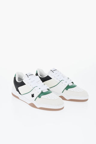 Low-top-Sneaker SPIKER aus Leder mit bestickten Details