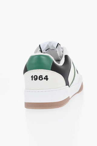 Low-top-Sneaker SPIKER aus Leder mit bestickten Details