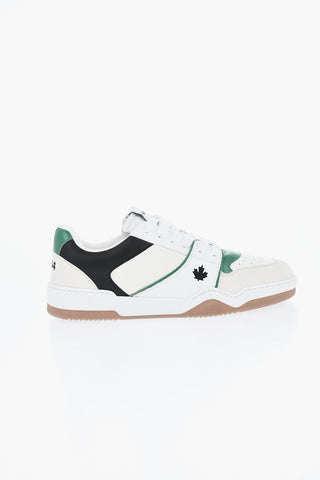 Low-top-Sneaker SPIKER aus Leder mit bestickten Details