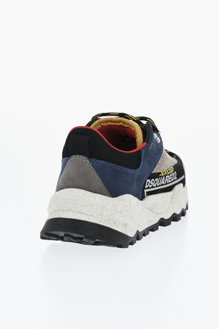 Sneaker FREE aus technischem Gewebe und Leder mit Running-Sohle