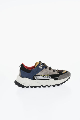 Sneaker FREE aus technischem Gewebe und Leder mit Running-Sohle