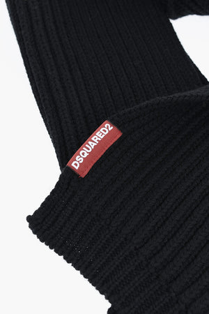 Ribbed Wool Scarf and Beanie Set