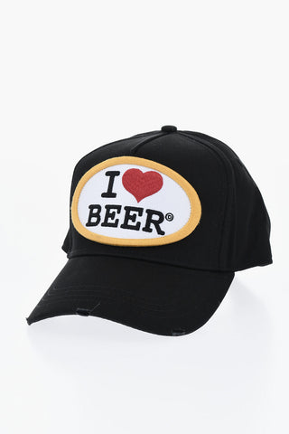 Cotton Twill Baseball Cap I LOVE BEER
