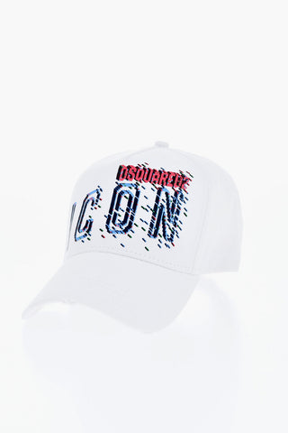 ICON Cappello Baseball in Tinta Unita con Logo Stampato