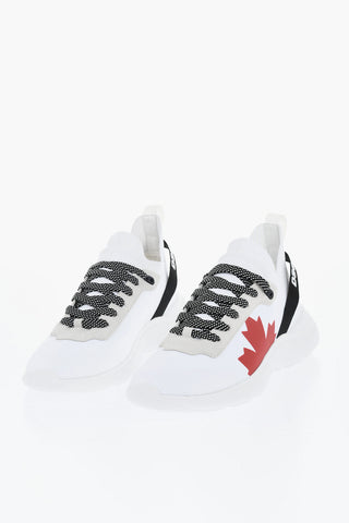 Low-Top Technical-Fabric Sneakers FLY with Contrast Details