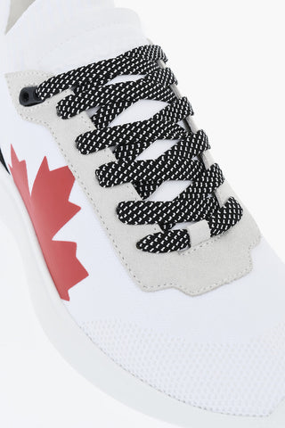 Low-Top Technical-Fabric Sneakers FLY with Contrast Details
