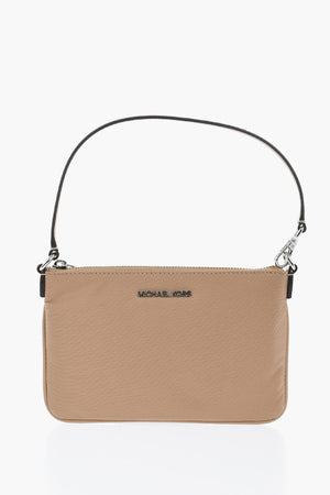 MICHAEL Mini Borsa a Mano in Nylon con Logo in Rilievo